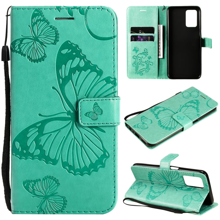 Pressed Printing Butterfly Pattern Horizontal Flip PU Leather Case with Holder & Card Slots & Wallet & Lanyard, For LG Stylo 7 5G / 4G, For OPPO A74 4G / F19 4G, For OPPO A94 5G / F19 Pro / Reno 5F, For OPPO A93 5G / A74 5G                             ...