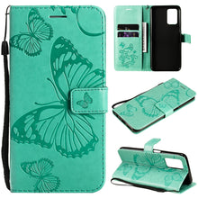 Load image into Gallery viewer, Pressed Printing Butterfly Pattern Horizontal Flip PU Leather Case with Holder &amp; Card Slots &amp; Wallet &amp; Lanyard, For LG Stylo 7 5G / 4G, For OPPO A74 4G / F19 4G, For OPPO A94 5G / F19 Pro / Reno 5F, For OPPO A93 5G / A74 5G                             ...