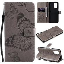 Load image into Gallery viewer, Pressed Printing Butterfly Pattern Horizontal Flip PU Leather Case with Holder &amp; Card Slots &amp; Wallet &amp; Lanyard, For LG Stylo 7 5G / 4G, For OPPO A74 4G / F19 4G, For OPPO A94 5G / F19 Pro / Reno 5F, For OPPO A93 5G / A74 5G                             ...