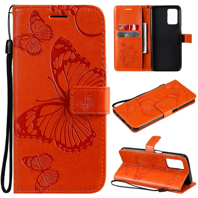 Pressed Printing Butterfly Pattern Horizontal Flip PU Leather Case with Holder & Card Slots & Wallet & Lanyard, For LG Stylo 7 5G / 4G, For OPPO A74 4G / F19 4G, For OPPO A94 5G / F19 Pro / Reno 5F, For OPPO A93 5G / A74 5G                             ...