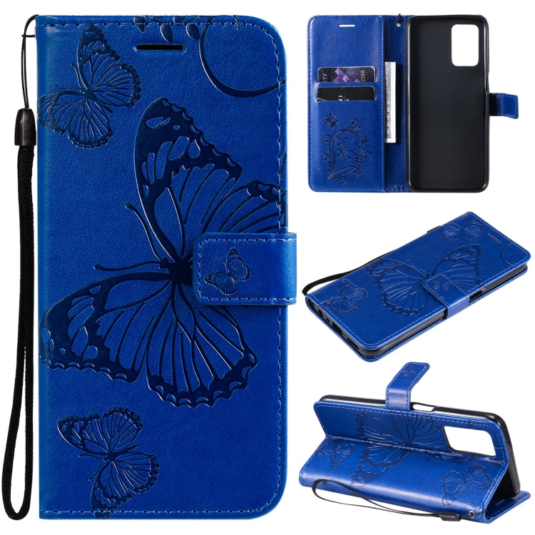 Pressed Printing Butterfly Pattern Horizontal Flip PU Leather Case with Holder & Card Slots & Wallet & Lanyard, For LG Stylo 7 5G / 4G, For OPPO A74 4G / F19 4G, For OPPO A94 5G / F19 Pro / Reno 5F, For OPPO A93 5G / A74 5G                             ...