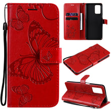 Load image into Gallery viewer, Pressed Printing Butterfly Pattern Horizontal Flip PU Leather Case with Holder &amp; Card Slots &amp; Wallet &amp; Lanyard, For LG Stylo 7 5G / 4G, For OPPO A74 4G / F19 4G, For OPPO A94 5G / F19 Pro / Reno 5F, For OPPO A93 5G / A74 5G                             ...