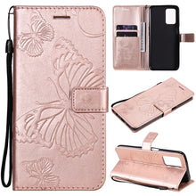 Load image into Gallery viewer, Pressed Printing Butterfly Pattern Horizontal Flip PU Leather Case with Holder &amp; Card Slots &amp; Wallet &amp; Lanyard, For LG Stylo 7 5G / 4G, For OPPO A74 4G / F19 4G, For OPPO A94 5G / F19 Pro / Reno 5F, For OPPO A93 5G / A74 5G                             ...