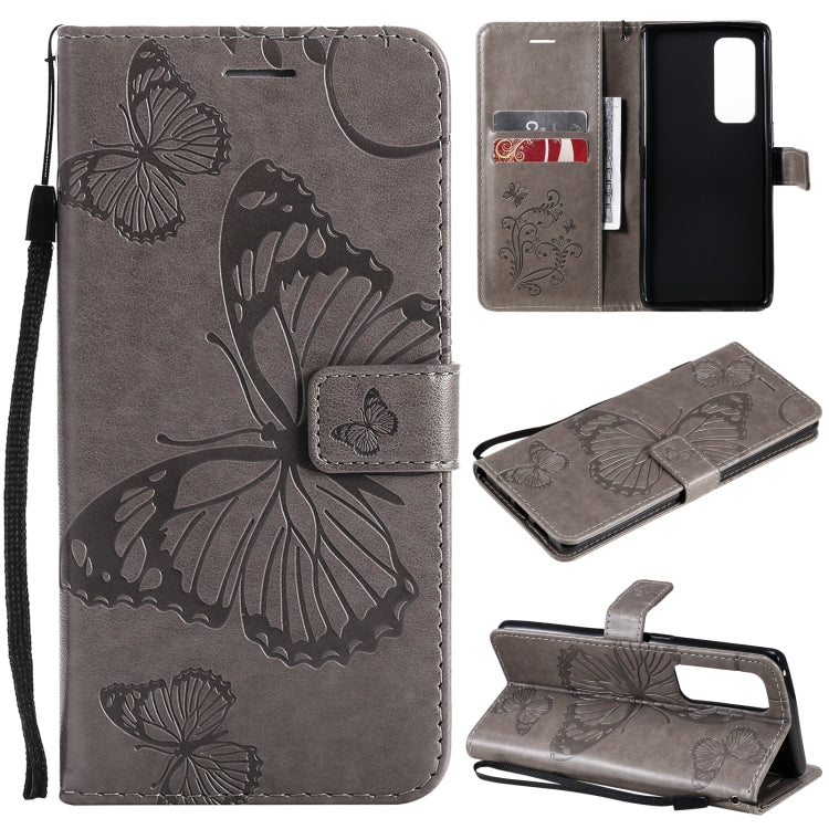 Pressed Printing Butterfly Pattern Horizontal Flip PU Leather Case with Holder & Card Slots & Wallet & Lanyard, For OPPO Reno5 Pro+ 5G / Find X3 Neo, For OPPO Find X3 Pro / Find X3, For Xiaomi Redmi Note 10 4G, For Xiaomi Redmi Note 10 Pro 4G          ...