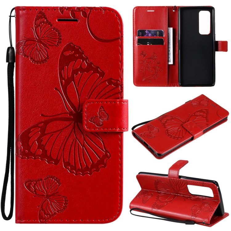 Pressed Printing Butterfly Pattern Horizontal Flip PU Leather Case with Holder & Card Slots & Wallet & Lanyard, For OPPO Reno5 Pro+ 5G / Find X3 Neo, For OPPO Find X3 Pro / Find X3, For Xiaomi Redmi Note 10 4G, For Xiaomi Redmi Note 10 Pro 4G          ...