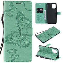 Load image into Gallery viewer, Pressed Printing Butterfly Pattern Horizontal Flip PU Leather Case with Holder &amp; Card Slots &amp; Wallet &amp; Lanyard, For OPPO Reno5 Pro+ 5G / Find X3 Neo, For OPPO Find X3 Pro / Find X3, For Xiaomi Redmi Note 10 4G, For Xiaomi Redmi Note 10 Pro 4G          ...