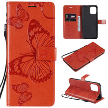 Load image into Gallery viewer, Pressed Printing Butterfly Pattern Horizontal Flip PU Leather Case with Holder &amp; Card Slots &amp; Wallet &amp; Lanyard, For OPPO Reno5 Pro+ 5G / Find X3 Neo, For OPPO Find X3 Pro / Find X3, For Xiaomi Redmi Note 10 4G, For Xiaomi Redmi Note 10 Pro 4G          ...