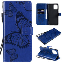 Load image into Gallery viewer, Pressed Printing Butterfly Pattern Horizontal Flip PU Leather Case with Holder &amp; Card Slots &amp; Wallet &amp; Lanyard, For OPPO Reno5 Pro+ 5G / Find X3 Neo, For OPPO Find X3 Pro / Find X3, For Xiaomi Redmi Note 10 4G, For Xiaomi Redmi Note 10 Pro 4G          ...