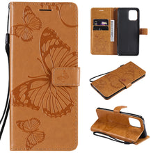 Load image into Gallery viewer, Pressed Printing Butterfly Pattern Horizontal Flip PU Leather Case with Holder &amp; Card Slots &amp; Wallet &amp; Lanyard, For OPPO Reno5 Pro+ 5G / Find X3 Neo, For OPPO Find X3 Pro / Find X3, For Xiaomi Redmi Note 10 4G, For Xiaomi Redmi Note 10 Pro 4G          ...