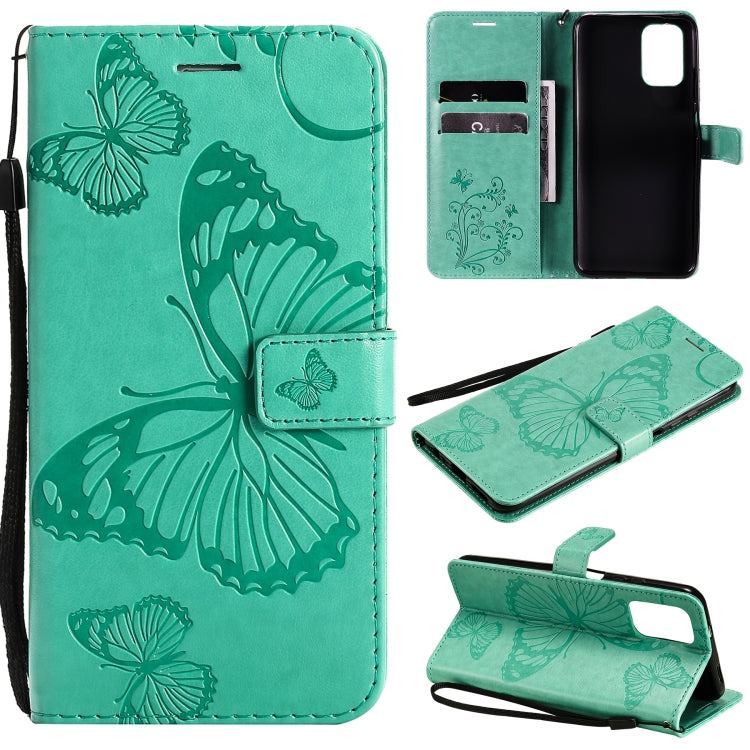 Pressed Printing Butterfly Pattern Horizontal Flip PU Leather Case with Holder & Card Slots & Wallet & Lanyard, For OPPO Reno5 Pro+ 5G / Find X3 Neo, For OPPO Find X3 Pro / Find X3, For Xiaomi Redmi Note 10 4G, For Xiaomi Redmi Note 10 Pro 4G          ...