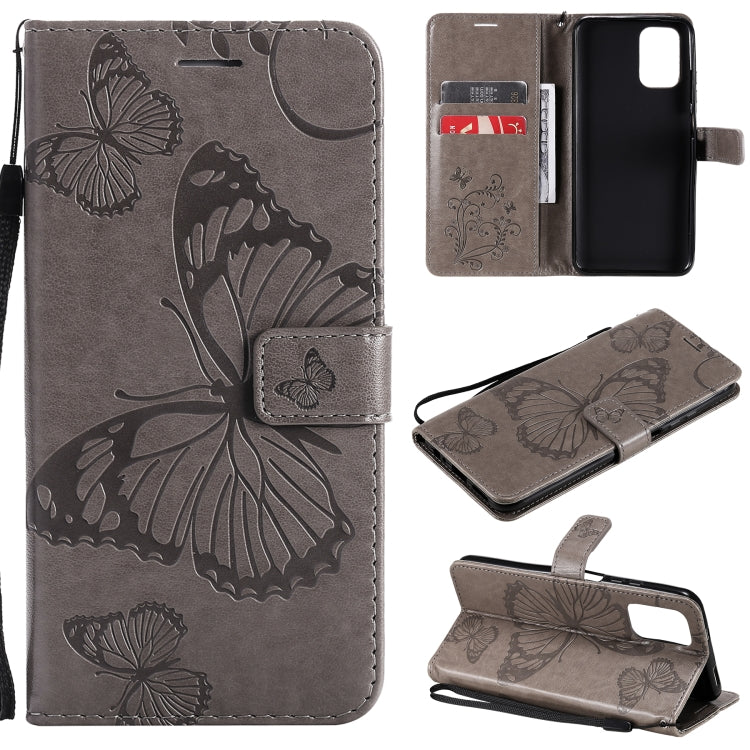 Pressed Printing Butterfly Pattern Horizontal Flip PU Leather Case with Holder & Card Slots & Wallet & Lanyard, For OPPO Reno5 Pro+ 5G / Find X3 Neo, For OPPO Find X3 Pro / Find X3, For Xiaomi Redmi Note 10 4G, For Xiaomi Redmi Note 10 Pro 4G          ...