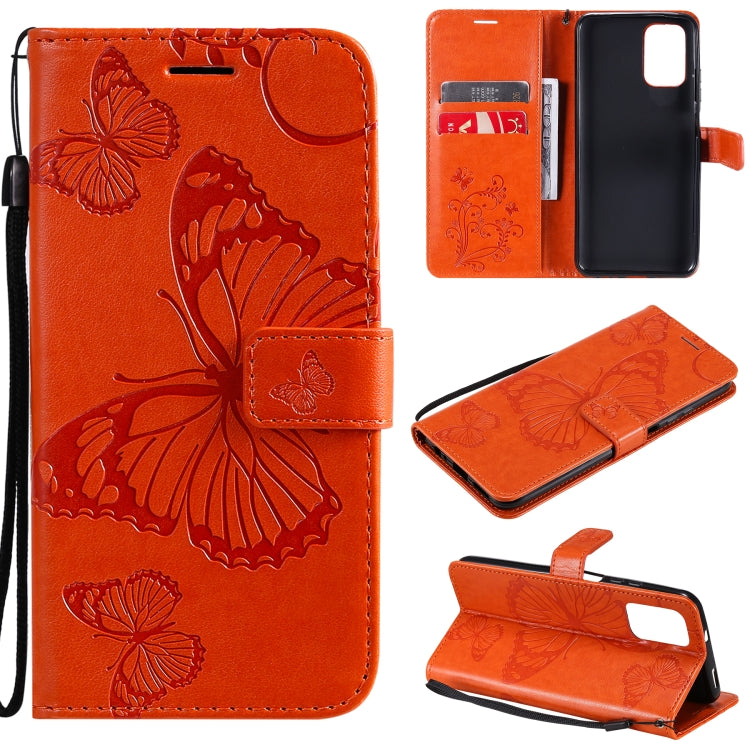 Pressed Printing Butterfly Pattern Horizontal Flip PU Leather Case with Holder & Card Slots & Wallet & Lanyard, For OPPO Reno5 Pro+ 5G / Find X3 Neo, For OPPO Find X3 Pro / Find X3, For Xiaomi Redmi Note 10 4G, For Xiaomi Redmi Note 10 Pro 4G          ...
