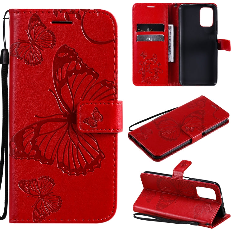 Pressed Printing Butterfly Pattern Horizontal Flip PU Leather Case with Holder & Card Slots & Wallet & Lanyard, For OPPO Reno5 Pro+ 5G / Find X3 Neo, For OPPO Find X3 Pro / Find X3, For Xiaomi Redmi Note 10 4G, For Xiaomi Redmi Note 10 Pro 4G          ...