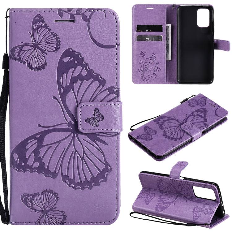 Pressed Printing Butterfly Pattern Horizontal Flip PU Leather Case with Holder & Card Slots & Wallet & Lanyard, For OPPO Reno5 Pro+ 5G / Find X3 Neo, For OPPO Find X3 Pro / Find X3, For Xiaomi Redmi Note 10 4G, For Xiaomi Redmi Note 10 Pro 4G          ...