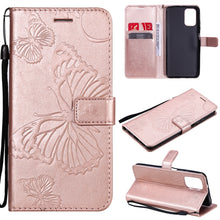 Load image into Gallery viewer, Pressed Printing Butterfly Pattern Horizontal Flip PU Leather Case with Holder &amp; Card Slots &amp; Wallet &amp; Lanyard, For OPPO Reno5 Pro+ 5G / Find X3 Neo, For OPPO Find X3 Pro / Find X3, For Xiaomi Redmi Note 10 4G, For Xiaomi Redmi Note 10 Pro 4G          ...