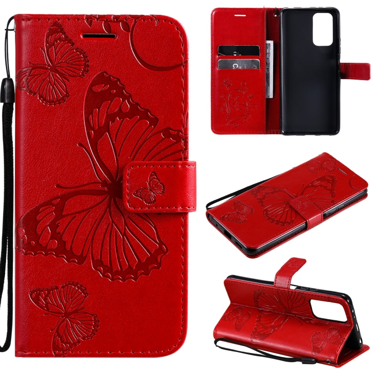Pressed Printing Butterfly Pattern Horizontal Flip PU Leather Case with Holder & Card Slots & Wallet & Lanyard, For OPPO Reno5 Pro+ 5G / Find X3 Neo, For OPPO Find X3 Pro / Find X3, For Xiaomi Redmi Note 10 4G, For Xiaomi Redmi Note 10 Pro 4G          ...