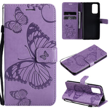 Load image into Gallery viewer, Pressed Printing Butterfly Pattern Horizontal Flip PU Leather Case with Holder &amp; Card Slots &amp; Wallet &amp; Lanyard, For OPPO Reno5 Pro+ 5G / Find X3 Neo, For OPPO Find X3 Pro / Find X3, For Xiaomi Redmi Note 10 4G, For Xiaomi Redmi Note 10 Pro 4G          ...