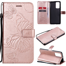 Load image into Gallery viewer, Pressed Printing Butterfly Pattern Horizontal Flip PU Leather Case with Holder &amp; Card Slots &amp; Wallet &amp; Lanyard, For OPPO Reno5 Pro+ 5G / Find X3 Neo, For OPPO Find X3 Pro / Find X3, For Xiaomi Redmi Note 10 4G, For Xiaomi Redmi Note 10 Pro 4G          ...