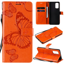 Load image into Gallery viewer, Pressed Printing Butterfly Pattern Horizontal Flip PU Leather Case with Holder &amp; Card Slots &amp; Wallet &amp; Lanyard, For OPPO Reno5 Pro+ 5G / Find X3 Neo, For OPPO Find X3 Pro / Find X3, For Xiaomi Redmi Note 10 4G, For Xiaomi Redmi Note 10 Pro 4G          ...