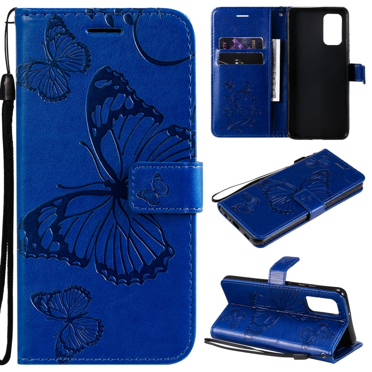 Pressed Printing Butterfly Pattern Horizontal Flip PU Leather Case with Holder & Card Slots & Wallet & Lanyard, For OPPO Reno5 Pro+ 5G / Find X3 Neo, For OPPO Find X3 Pro / Find X3, For Xiaomi Redmi Note 10 4G, For Xiaomi Redmi Note 10 Pro 4G          ...