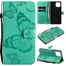 Load image into Gallery viewer, Pressed Printing Butterfly Pattern Horizontal Flip PU Leather Case with Holder &amp; Card Slots &amp; Wallet &amp; Lanyard, For Xiaomi Mi 11 Lite, For Xiaomi Mi 11 Pro