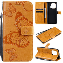 Load image into Gallery viewer, Pressed Printing Butterfly Pattern Horizontal Flip PU Leather Case with Holder &amp; Card Slots &amp; Wallet &amp; Lanyard, For Xiaomi Mi 11 Lite, For Xiaomi Mi 11 Pro