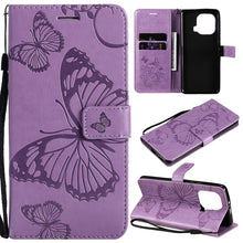 Load image into Gallery viewer, Pressed Printing Butterfly Pattern Horizontal Flip PU Leather Case with Holder &amp; Card Slots &amp; Wallet &amp; Lanyard, For Xiaomi Mi 11 Lite, For Xiaomi Mi 11 Pro