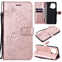 Load image into Gallery viewer, Pressed Printing Butterfly Pattern Horizontal Flip PU Leather Case with Holder &amp; Card Slots &amp; Wallet &amp; Lanyard, For Xiaomi Mi 11 Lite, For Xiaomi Mi 11 Pro
