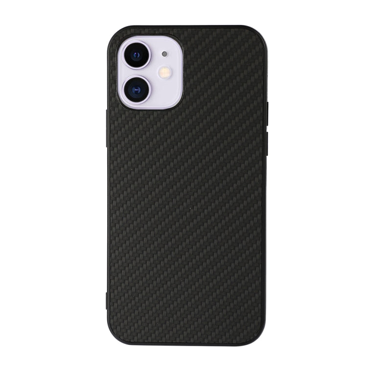 Carbon Fiber Skin PU + PC + TPU Shockprof Protective Case, For iPhone 11, For iPhone 11 Pro, For iPhone 11 Pro Max, For iPhone 12 mini, For iPhone 12, For iPhone 12 Pro, For iPhone 12 Pro Max