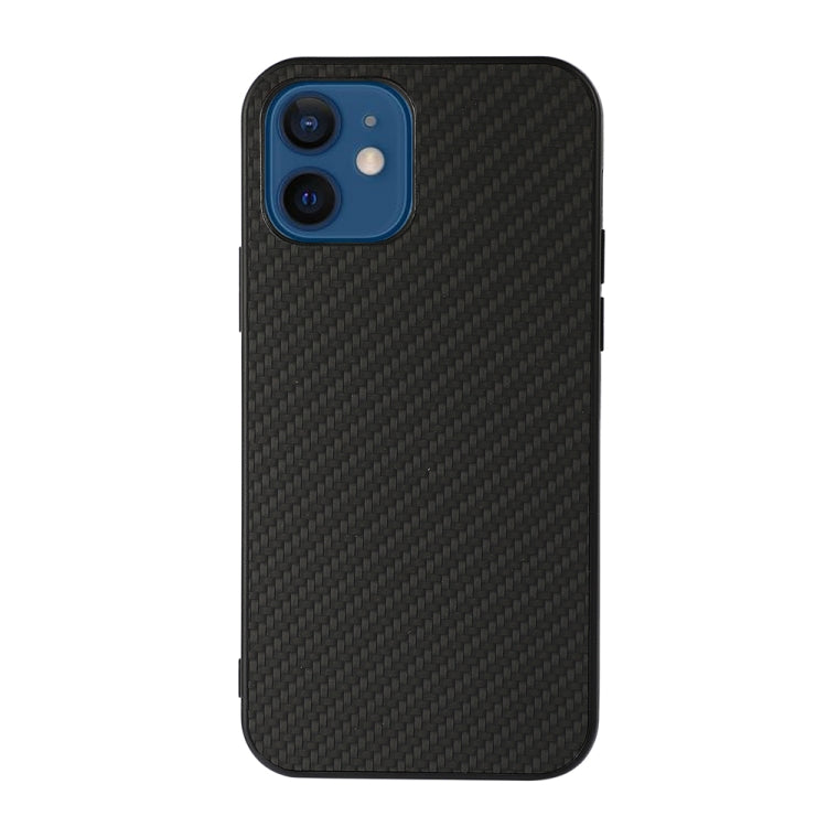 Carbon Fiber Skin PU + PC + TPU Shockprof Protective Case, For iPhone 11, For iPhone 11 Pro, For iPhone 11 Pro Max, For iPhone 12 mini, For iPhone 12, For iPhone 12 Pro, For iPhone 12 Pro Max