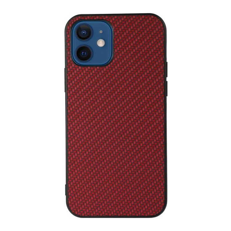 Carbon Fiber Skin PU + PC + TPU Shockprof Protective Case, For iPhone 11, For iPhone 11 Pro, For iPhone 11 Pro Max, For iPhone 12 mini, For iPhone 12, For iPhone 12 Pro, For iPhone 12 Pro Max