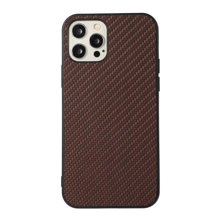 Carbon Fiber Skin PU + PC + TPU Shockprof Protective Case, For iPhone 11, For iPhone 11 Pro, For iPhone 11 Pro Max, For iPhone 12 mini, For iPhone 12, For iPhone 12 Pro, For iPhone 12 Pro Max