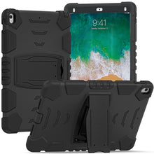 Load image into Gallery viewer, 3-Layer Protection  Screen Frame + PC + Silicone Shockproof Combination Case with Holder, For iPad 9.7 (2018) / (2017) / Air 2 / Pro 9.7, For iPad 10.2 2021 / 2020 / 2019, For iPad Pro 10.5 (2019) / (2017)
