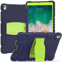 Load image into Gallery viewer, 3-Layer Protection  Screen Frame + PC + Silicone Shockproof Combination Case with Holder, For iPad 9.7 (2018) / (2017) / Air 2 / Pro 9.7, For iPad 10.2 2021 / 2020 / 2019, For iPad Pro 10.5 (2019) / (2017)