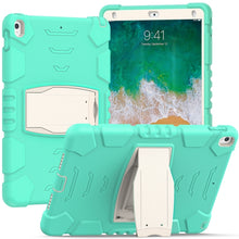 Load image into Gallery viewer, 3-Layer Protection  Screen Frame + PC + Silicone Shockproof Combination Case with Holder, For iPad 9.7 (2018) / (2017) / Air 2 / Pro 9.7, For iPad 10.2 2021 / 2020 / 2019, For iPad Pro 10.5 (2019) / (2017)