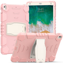 Load image into Gallery viewer, 3-Layer Protection  Screen Frame + PC + Silicone Shockproof Combination Case with Holder, For iPad 9.7 (2018) / (2017) / Air 2 / Pro 9.7, For iPad 10.2 2021 / 2020 / 2019, For iPad Pro 10.5 (2019) / (2017)
