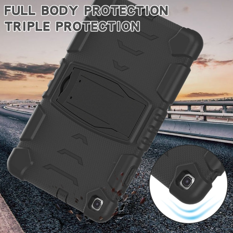 3-Layer Protection  Screen Frame + PC + Silicone Shockproof Combination Case with Holder, For Samsung Galaxy Tab A 10.1 (2019) T510, For Samsung Galaxy Tab S6 T860