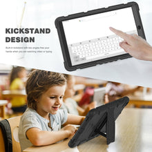 Load image into Gallery viewer, 3-Layer Protection  Screen Frame + PC + Silicone Shockproof Combination Case with Holder, For Samsung Galaxy Tab A 10.1 (2019) T510, For Samsung Galaxy Tab S6 T860