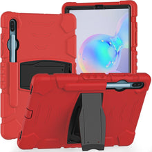 Load image into Gallery viewer, 3-Layer Protection  Screen Frame + PC + Silicone Shockproof Combination Case with Holder, For Samsung Galaxy Tab A 10.1 (2019) T510, For Samsung Galaxy Tab S6 T860