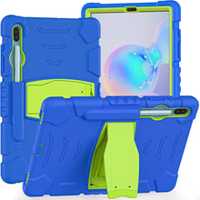 Load image into Gallery viewer, 3-Layer Protection  Screen Frame + PC + Silicone Shockproof Combination Case with Holder, For Samsung Galaxy Tab A 10.1 (2019) T510, For Samsung Galaxy Tab S6 T860