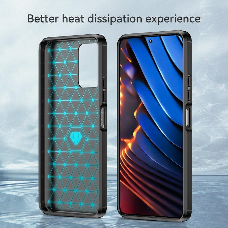 Brushed Texture Carbon Fiber TPU Case, For Samsung Galaxy A22 4G, For Samsung Galaxy F52 5G, For Xiaomi Redmi Note 10 Pro 5G