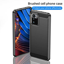 Load image into Gallery viewer, Brushed Texture Carbon Fiber TPU Case, For Samsung Galaxy A22 4G, For Samsung Galaxy F52 5G, For Xiaomi Redmi Note 10 Pro 5G