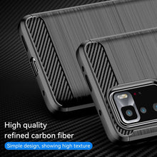 Load image into Gallery viewer, Brushed Texture Carbon Fiber TPU Case, For Samsung Galaxy A22 4G, For Samsung Galaxy F52 5G, For Xiaomi Redmi Note 10 Pro 5G