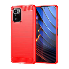 Load image into Gallery viewer, Brushed Texture Carbon Fiber TPU Case, For Samsung Galaxy A22 4G, For Samsung Galaxy F52 5G, For Xiaomi Redmi Note 10 Pro 5G