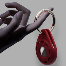 Load image into Gallery viewer, Silica Gel Anti-scratch Shockproof Protective Cover Soft Case with Keychain Ring Loop, For AirTag