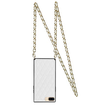 Load image into Gallery viewer, Elegant Rhombic Pattern Microfiber Leather +TPU Shockproof Case with Crossbody Strap Chain, For iPhone SE 2022 / SE 2020 / 8 / 7, For iPhone 8 Plus / 7 Plus, For iPhone X / XS, For iPhone XR, For iPhone XS Max, For iPhone 11, For iPhone 11 Pro         ...
