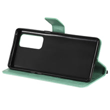 Load image into Gallery viewer, Tree &amp; Cat Pattern Pressed Printing Horizontal Flip PU Leather Case with Holder &amp; Card Slots &amp; Wallet &amp; Lanyard, For OPPO Reno5 Pro+ 5G / Find X3 Neo, For OPPO Find X3 / X3 Pro, For OPPO Realme 8 4G / Realme 8 Pro 4G, For OPPO Realme V13 5G / Realme 8 5G