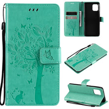 Load image into Gallery viewer, Tree &amp; Cat Pattern Pressed Printing Horizontal Flip PU Leather Case with Holder &amp; Card Slots &amp; Wallet &amp; Lanyard, For OPPO Reno5 Pro+ 5G / Find X3 Neo, For OPPO Find X3 / X3 Pro, For OPPO Realme 8 4G / Realme 8 Pro 4G, For OPPO Realme V13 5G / Realme 8 5G