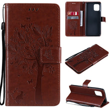 Load image into Gallery viewer, Tree &amp; Cat Pattern Pressed Printing Horizontal Flip PU Leather Case with Holder &amp; Card Slots &amp; Wallet &amp; Lanyard, For OPPO Reno5 Pro+ 5G / Find X3 Neo, For OPPO Find X3 / X3 Pro, For OPPO Realme 8 4G / Realme 8 Pro 4G, For OPPO Realme V13 5G / Realme 8 5G