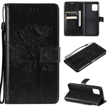 Load image into Gallery viewer, Tree &amp; Cat Pattern Pressed Printing Horizontal Flip PU Leather Case with Holder &amp; Card Slots &amp; Wallet &amp; Lanyard, For OPPO Reno5 Pro+ 5G / Find X3 Neo, For OPPO Find X3 / X3 Pro, For OPPO Realme 8 4G / Realme 8 Pro 4G, For OPPO Realme V13 5G / Realme 8 5G